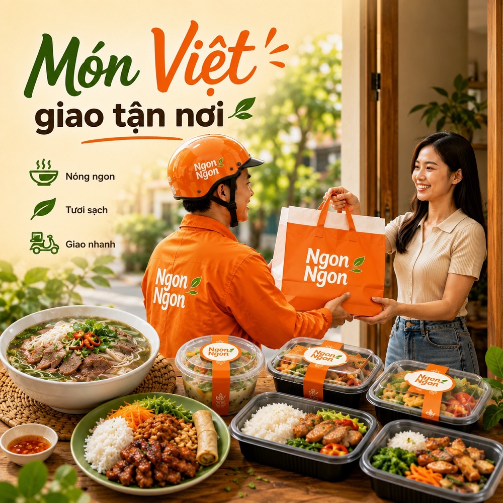 Món việt giao tận nơi